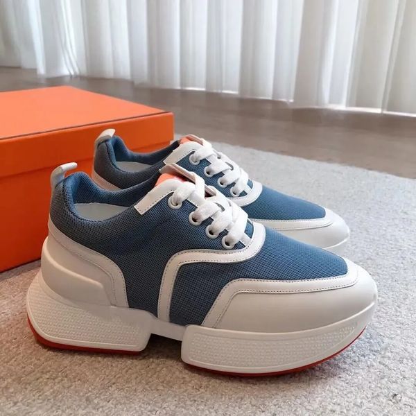 B22 Scarpe sportive da esterno Stile atletico Sneaker da uomo esperto Maglia in pelle di vitello lavorata a maglia Scarpe da passeggio casual Scatola all'ingrosso EU38-45