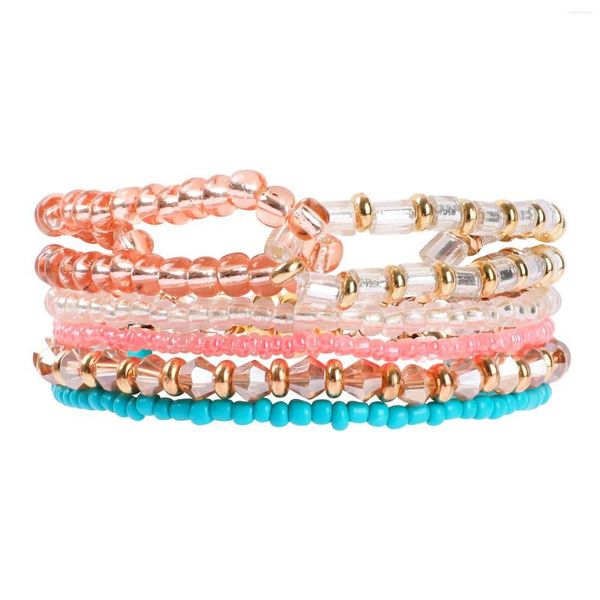 Strang IDEAJOY Multi Layered Perlen Armband Böhmischen Stil Für Frauen Geometrische Temperament Charmante Geschenke Großhandel