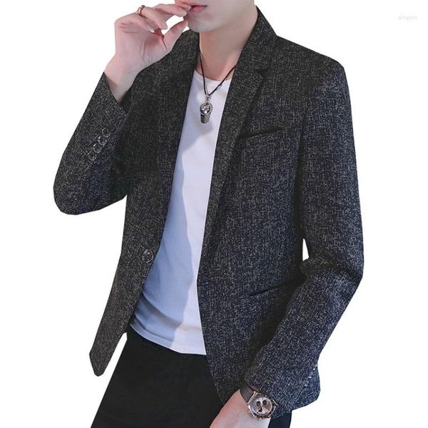 Herrenanzüge, klassische Mode, Blazer, Mantel, Herren, Einknopf, lässig, schmal, Jacke, Designs, formeller Anzug