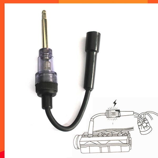 Nuovo sistema di accensione per auto Test della linea ad alta tensione Automobile Spark Plug Tester Tool Accessori per strumenti diagnostici per auto