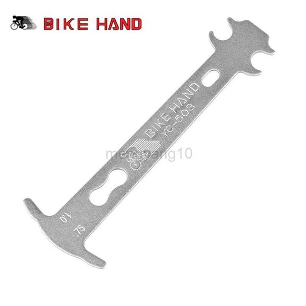 Herramientas Bicicleta Mano Cadena de bicicleta Indicador de desgaste Herramienta verificador Ciclismo Herramientas de reparación multifunción YC-503 HKD230804