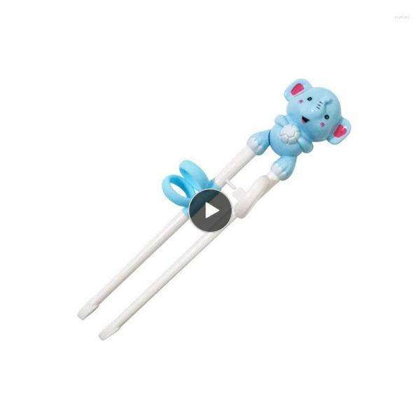 Chopsticks Çince Öğrenme Bebek Diyeti Eğitim Asistanı Çocuk Karikatür Silikon Yardımcı