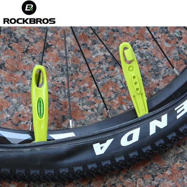 ROCKBROS Strumenti ultraleggeri Bici da bicicletta Pneumatico per bicicletta Leva per pneumatici POM MTB Kit di strumenti per la riparazione delle ruote Set di accessori HKD230807