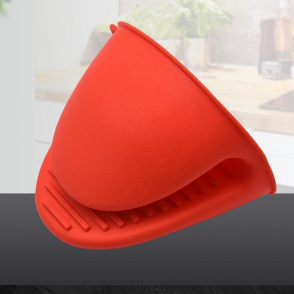 Esteiras de Mesa Resistentes a Altas Temperaturas Isolantes de Calor Luvas de Silicone Escaldadoras Segurando Utensílios de Cozinha Caçarolas Panelas de Sopa Fornos