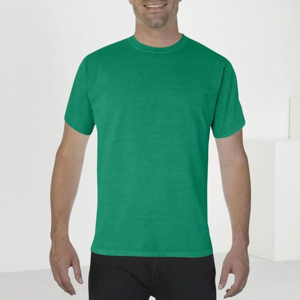 Camisetas masculinas camisa fio 2xl alta moda masculina primavera/verão casual manga curta gola redonda vestido curto