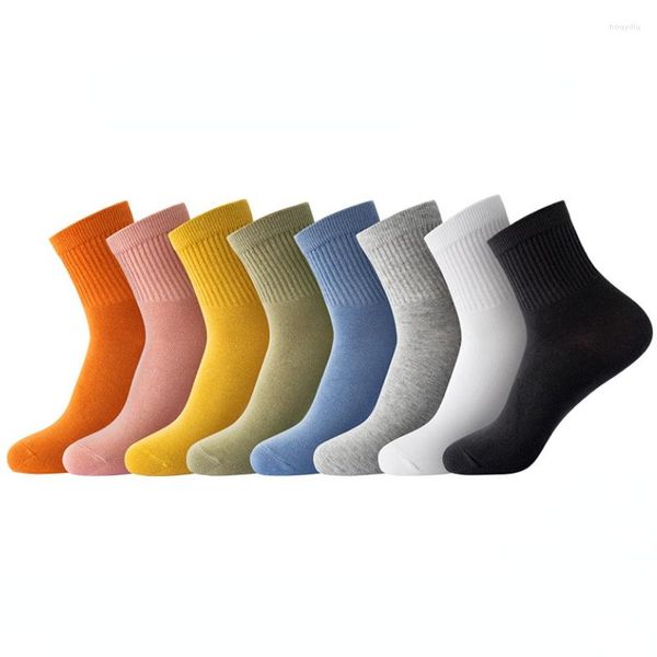 Sportsocken Sommer-dünne mittlere Kälte für Männer Frauen Baumwolle Anti-Odor-Schweißabsorption atmungsaktiven Basketball Running