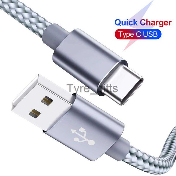 Зарядные устройства/кабели USB Type C Кабель C Кабель быстрого зарядки Nylon USB C Кабель для Samsung S8 S9 OnePlus 6t Redmi Note 7 Pro Xiaomi Mi A2 8 Huawei P20 Pro X0804