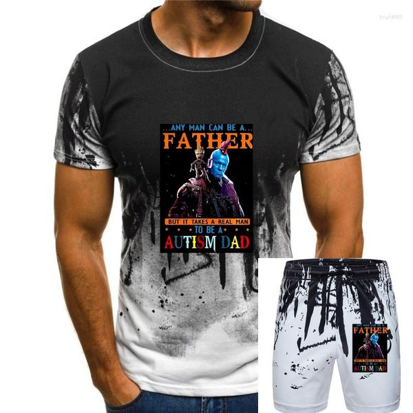 Tute da uomo Yondu Ogni uomo può essere un padre ma ci vuole qualcuno di speciale per l'autismo Papà T-Shirt