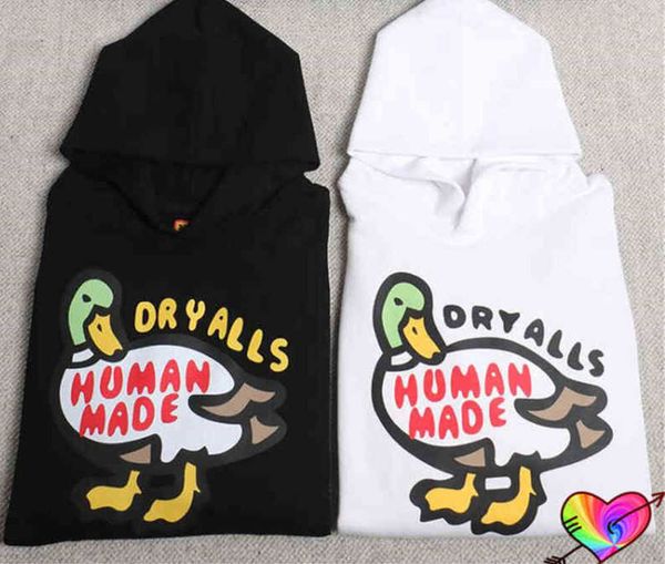 Neue Hoodies Sweatshirts 2023 Fleece Human Made Duck Hoodie Männer Frauen Made Hoodie Grafik Druck Sweatshirts Lose Pullover