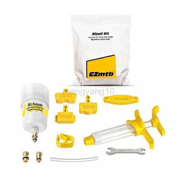 Kits de sangramento de óleo de freio a disco de bicicleta para ferramentas hidráulicas para conjuntos de bicicleta Shimano Funil Stopper MTB Repair HKD230804