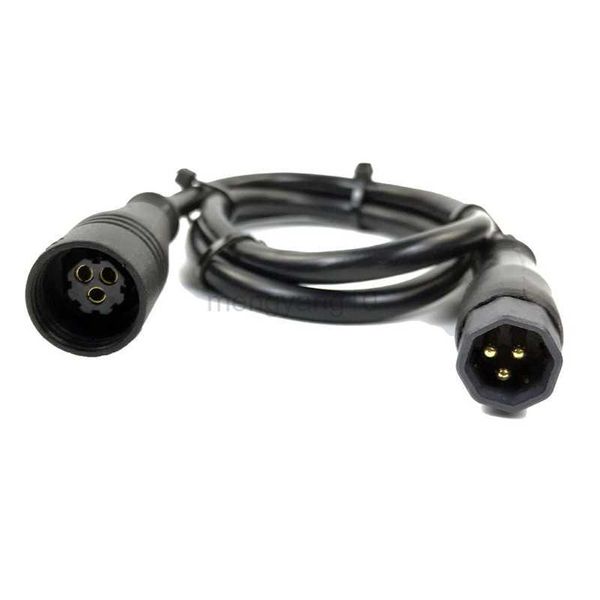 Инструменты 9-контактный колесный кабель. Кабель 60-сантиметровый кабель двигателя Ebike Удлиняющий кабель для самца к мужскому разъему для электронных велосипедных аксессуаров HKD230804
