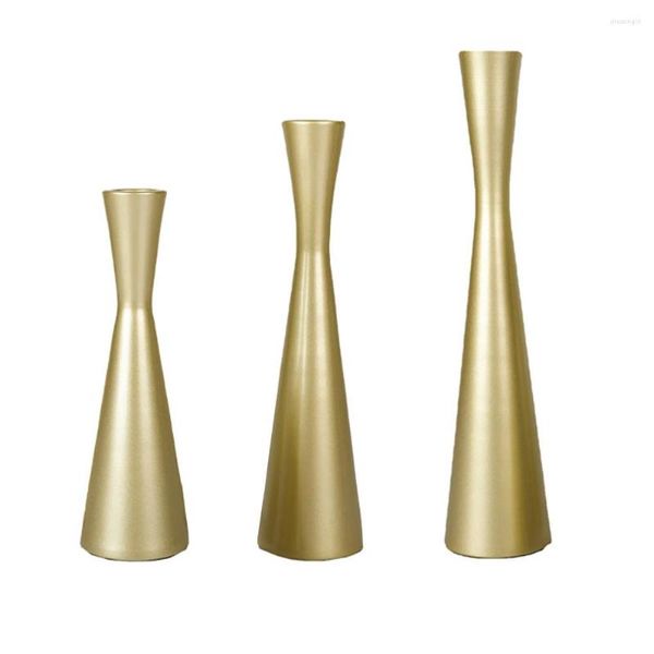 Держатели свечей 3pcs/Set American Metal Candlestic