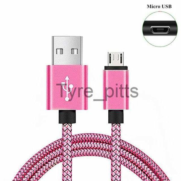 Ladegeräte/Kabel Micro-USB-Kabel 2M Schnelllade-Datenkabel-Ladegerät-Adapter für Samsung Xiaomi Huawei Oukitel Android-Telefon Micro-USB-Kabel Draht x0804