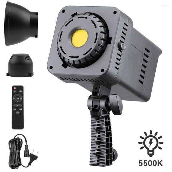 Blitzköpfe 100W LED-Videoleuchte Pografie Stuido-Lampe 5500K 15000LM Professionelle kontinuierliche Bowens-Halterung für Youtube-Vlog-Aufnahmen