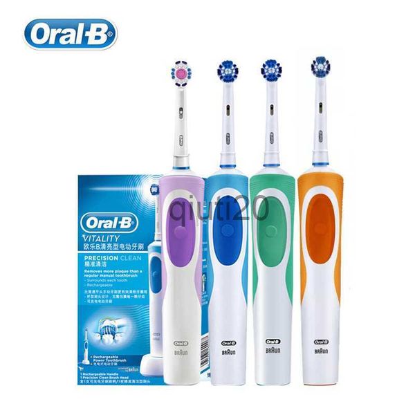 intelligente elektrische Zahnbürste Oral B wiederaufladbare elektrische Zahnbürste Vitality Oral Hygiene Precian Clean Zahnbürsten rotierende 3D-weiße Zahnaufhellungsbürste x0804
