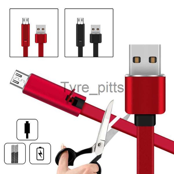 Cargadores/Cables Cable de carga de teléfono reutilizable Cable USB ajustable para cortar Reparación rápida Teléfono móvil Xiaomi Android Tipo C Línea renovable x0804