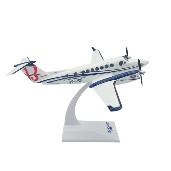 Aircraft Modle HBC KingAir 350i Scala 1/75 Small Executive Business Private Turboprop Aereo Display Collection Aircraft Model 230803