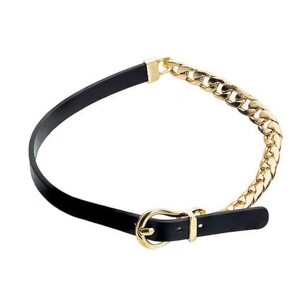 Choker Chokers Korean 2023 Punk Style Black Pu