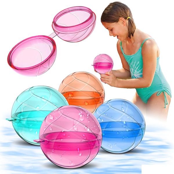 Balloon Creative Sile Fast Fill Water Ball Bight Toys Toys Drop Dript Dizer Gifts Novel Gag DHVXM