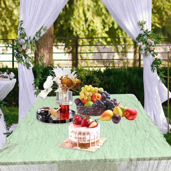 Guardanapo de mesa 2 peças capa decorativa multifuncional corredor banquete bufê decoração de casamento café casa poliéster estilo fazenda boho