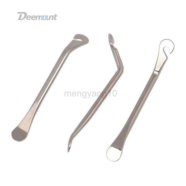 Strumenti Deemount 3PCS / Lot Steel Crow Bar Leva per pneumatici per biciclette Servizio di riparazione del tubo Articolo Apri pneumatici Strumento di riparazione per ciclismo in acciaio in metallo HKD230804