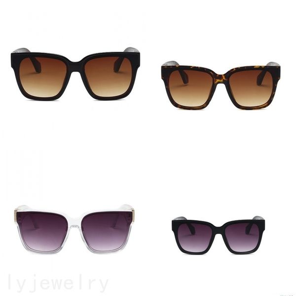 Shades Damen-Sonnenbrille, quadratisch, polarisierte Sonnenbrille, übergroßer Rahmen, schwarze Linse, Lunette de Soleil, Sommer-Freizeit-Designerbrille für Herren, cool PJ042