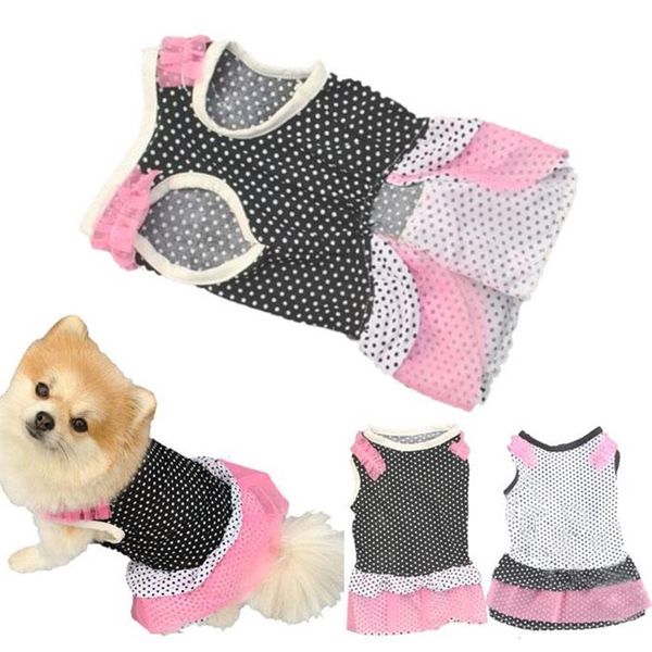 Vestido de verão para cachorro roupas para animais de estimação para casamento pequeno saia roupas para cachorro primavera moda jeans XS-L vestuário215x