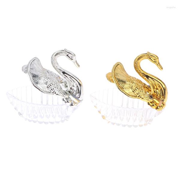 Papel de regalo 1Pc Swan Wedding Favor Boxes Creative Little Candy Box Suministros para fiestas de cumpleaños