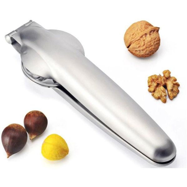 Altri utensili da cucina Acciaio inossidabile 2 in 1 Clip per castagne rapida Pinza per noci Schiaccianoci in metallo Sheller Apriscatole Taglierina Gadget Drop D Dhidy