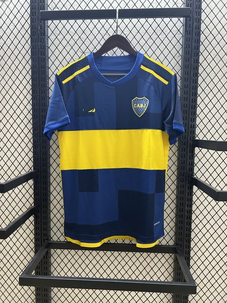 Erkek Tişörtler 23 24 Boca Juniors Erkek Tişörtleri Yaz Futbol Fan Polos Nefes Alabilir Kumaş Rozeti Nakış Açık Dış Mekan Futbol Profesyonel Gömlek