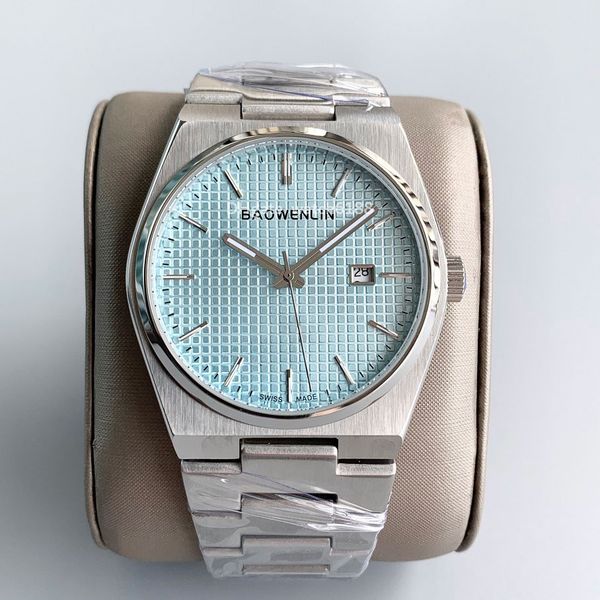 fashion Designer watch montre homme aaa orologi montre orologio di alta qualità orologio da polso al quarzo in acciaio inossidabile Orologi da uomo blu da donna placcati oro santo quadrato