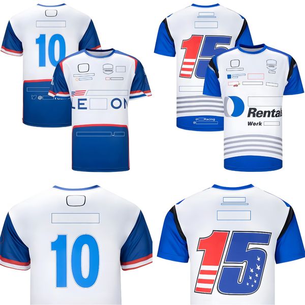 2023 novo site oficial de corrida dos homens camiseta racer fãs especial moda qualidade camiseta verão corrida equipe esportes camiseta