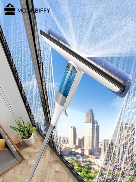 Other Housekeeping Organization Multifunktionaler Spray Mop Fensterreiniger Glaswischer mit Silikonschaber Dusche Bodenreinigung Raclette De Douche 230804