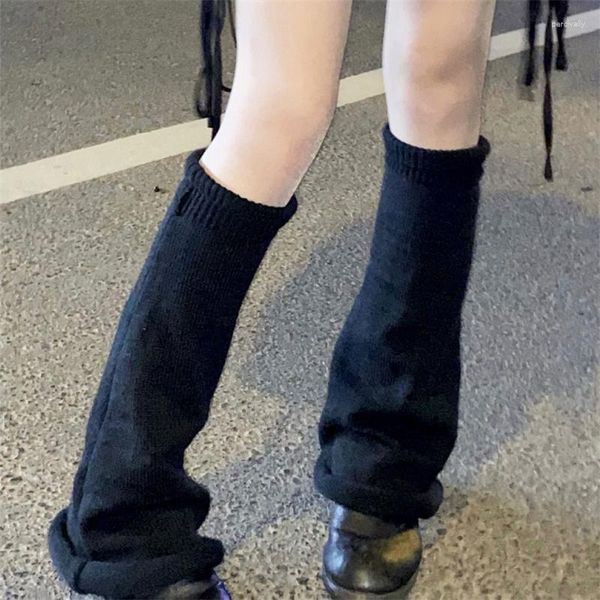 Frauen Socken Japanische Lolita Süße Mädchen Bein Wärmer Stricken Wolle Ball Gestrickte Fuß Abdeckung Cosplay Winter Punk Y2k Wärmer