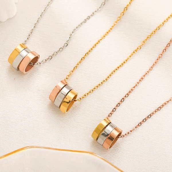 Lüks moda kolye tasarımcısı mücevher parti kolyeleri tasarımcılar paslanmaz çelik kaplama kadınlar için altın kolyeler süslü elbise uzun zincirli mücevher hediyesi y23217
