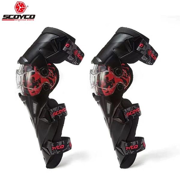 Armatura da moto Scoyco K12 Gears Ginocchiere protettive Motobike Protector Motocross Motorsports Gear2655