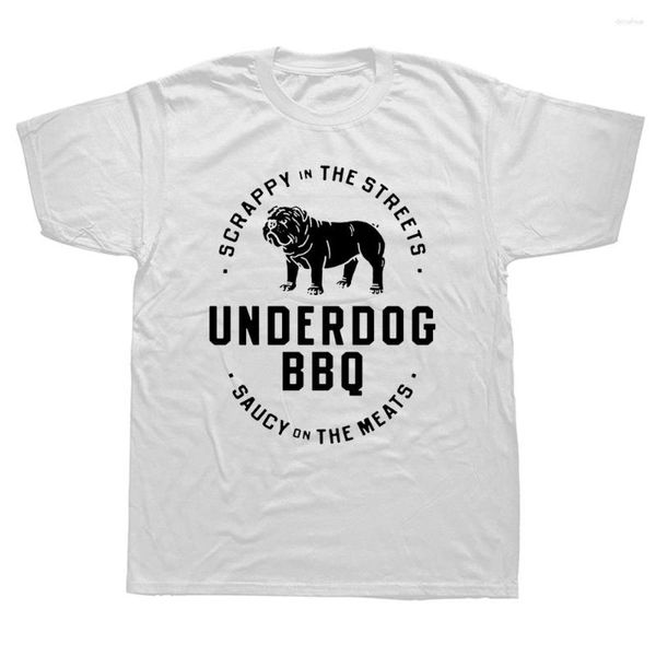 Männer T Shirts Lustige Underdog Bbq Grafik Baumwolle Streetwear Kurzarm Geburtstag Geschenke Sommer Stil T-shirt Herren Kleidung