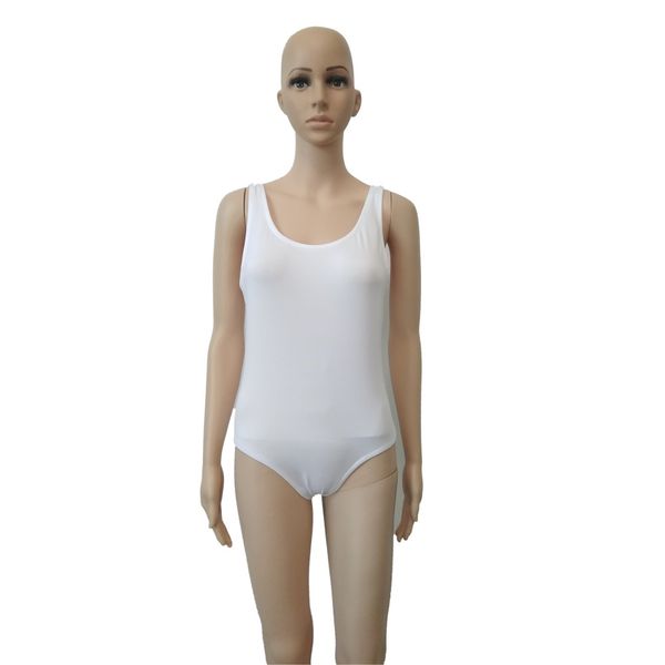 Body da donna sexy in spandex Zentai T indietro Costume da bagno intero elasticizzato sottile Abbigliamento fitness Intimo