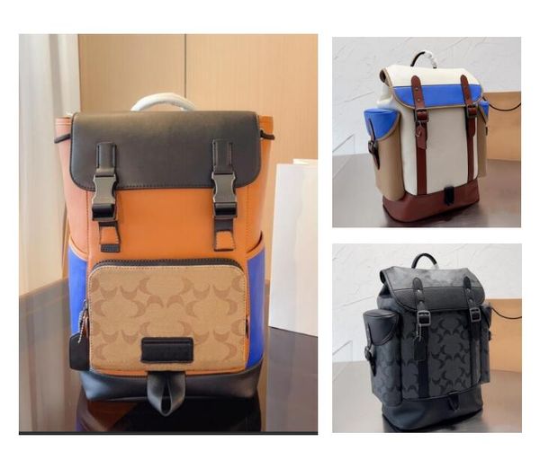 zaino di design di lusso borsa lettera zaino di design grande capacità borsa da trekking temperamento zaino regalo versatile materiale borsa a tracolla da viaggio in pelle