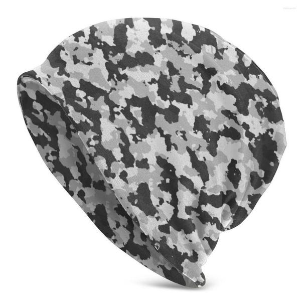 Berretti Invernali Camouflage Camo Cappelli Goth Autunno Outdoor Berretti Berretto Unisex Uomo Donna Adulto Primavera Caldo Doppio uso