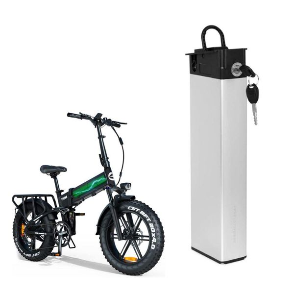 Batterien Folding Ebike Ersatz-Lithium-Batterie 48V für Fat Tire 750W 52V 13Ah 17,5Ah abnehmbar Cewheel Rx20 Mini Max Engwe Ep- Dhibg