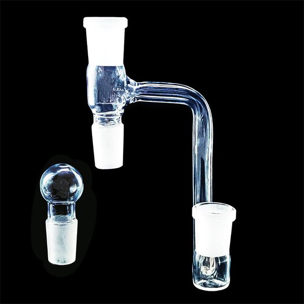 Glass Bong 14 und 18 mm Wolkenkumpel H Pulldown Rig Adapter CAB Down Down Down Down Down Down Down Down Down Down Down Down mit männlicher und weiblicher Stecker