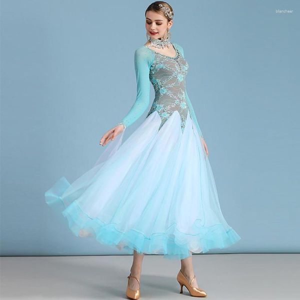 Стадия Wear Waltz Ballroom Dress Dress Standard Dance Performance Costum