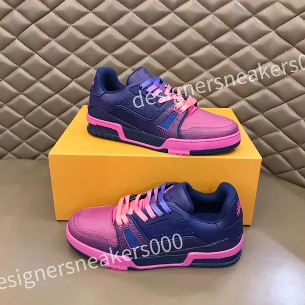 2023 neue Luxurys Mode Männer Casual Schuhe Dicke Böden Laufende Turnschuhe Beliebte Elastische Band Low Tops Leder Designer Outdoor Run Casual Sportschuhe rd0632