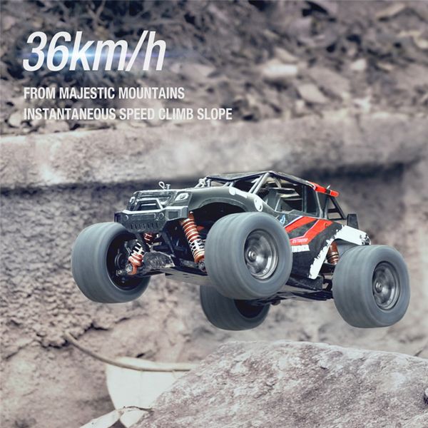 1:18 Elétrica 4WD RC Car Drift 2.4G Controle Remoto 36km/h Modelo Máquina de Brinquedo RC Truck Controle Remoto 4x4 Drive Rock Crawler Toy Para Meninos Meninas 2361