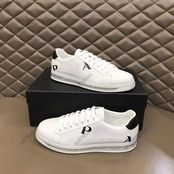 Tênis masculino de designer de marca Vibração almofada de ar Sapatos sofisticados Tênis de designer Sapatos de skate confortáveis casuais Esportes de corrida vendidos branco preto