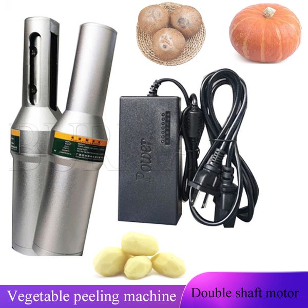 Mini máquina elétrica portátil portátil para descascar coco ferramenta descascadora de abóbora para processamento de frutas e vegetais