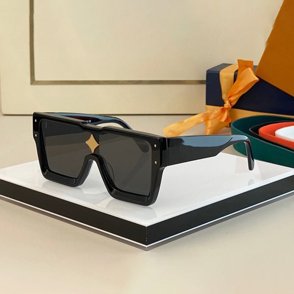 Cyclone Luis Sonnenbrille für Herren, Sonnenbrille für Damen, hochwertige quadratische Sonnenbrille, 1 hochwertiger Nasenrahmen, Monogramm-Blume mit eingebettetem Kristall, klassisches Design, mehrfarbig