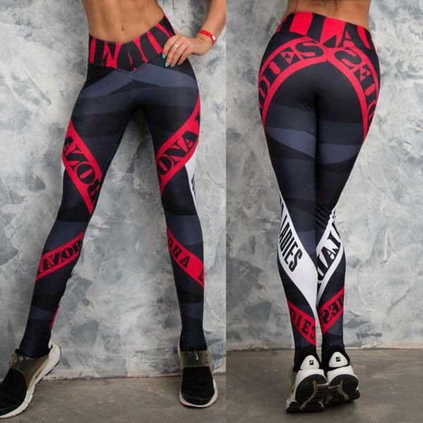 Calça legging sexy para mulheres treino esportivo corrida push up academia cintura alta franja elástica fina