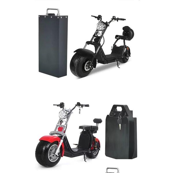 Batterien Lithuim Batterie für Elektromotorrad 48V 12Ah 60V 15Ah 20Ah Dreirädriger Roller Citycoco Ws-Pro Trike Drop Lieferung E Dhejr